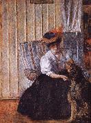 Edouard Vuillard Her dog oil painting